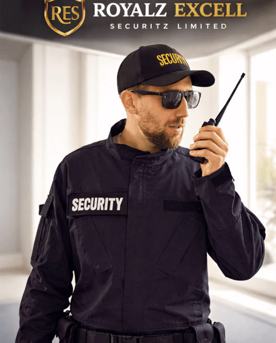 Royalz Excell security guard in action